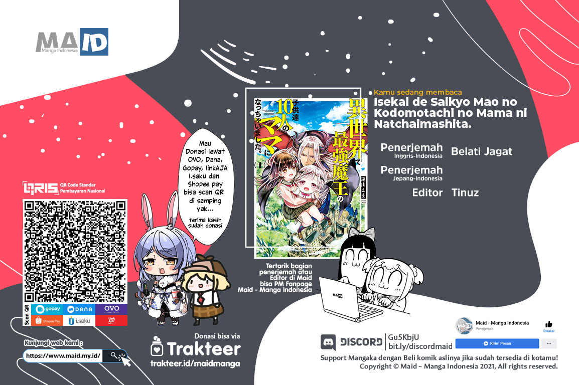Isekai de Saikyo Mao no Kodomotachi no Mama ni Natchaimashita Chapter 05 Gambar 1