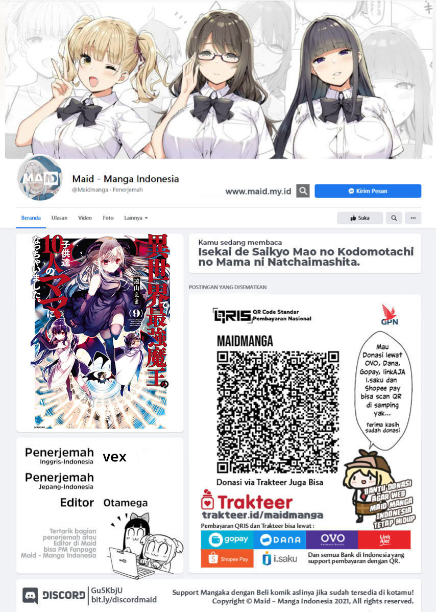 Isekai de Saikyo Mao no Kodomotachi no Mama ni Natchaimashita Chapter 37.2 Gambar 2