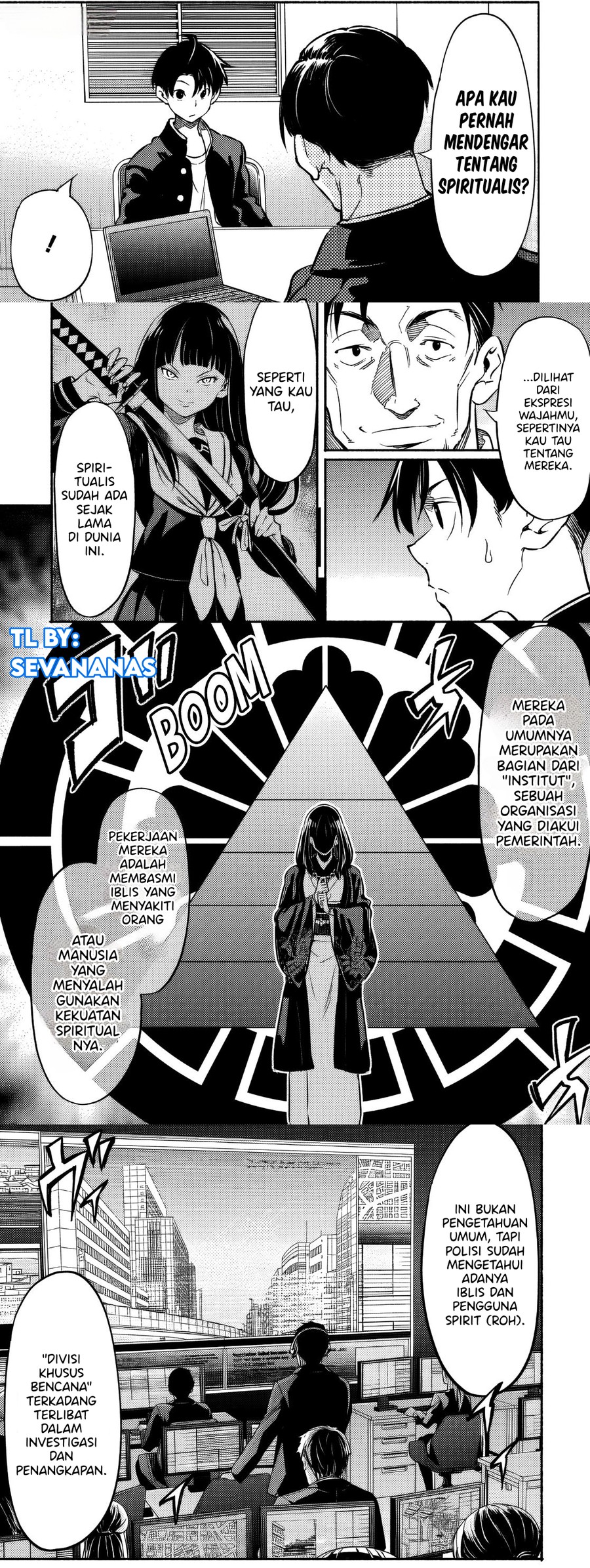 Isekai kara Kikan Shitara Chikyuu mo Kanari Fantajii Deshita. Ato, Makeheroin-domo Kocchi Minna. Chapter 02.1 Gambar 4