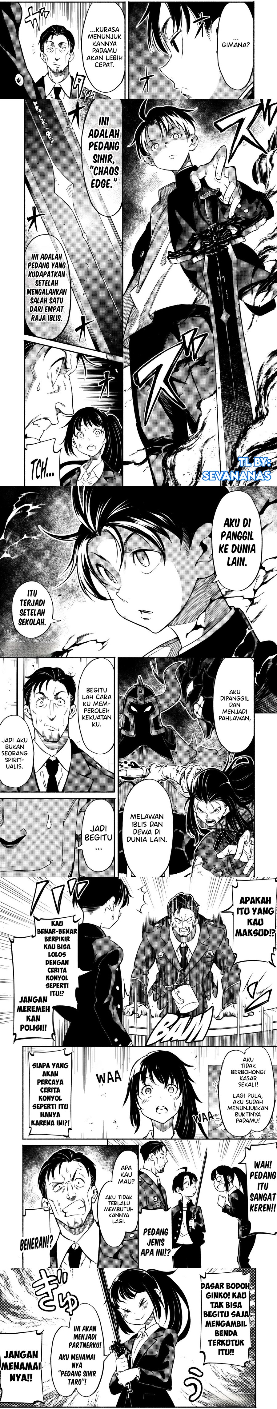Isekai kara Kikan Shitara Chikyuu mo Kanari Fantajii Deshita. Ato, Makeheroin-domo Kocchi Minna. Chapter 02.1 Gambar 6