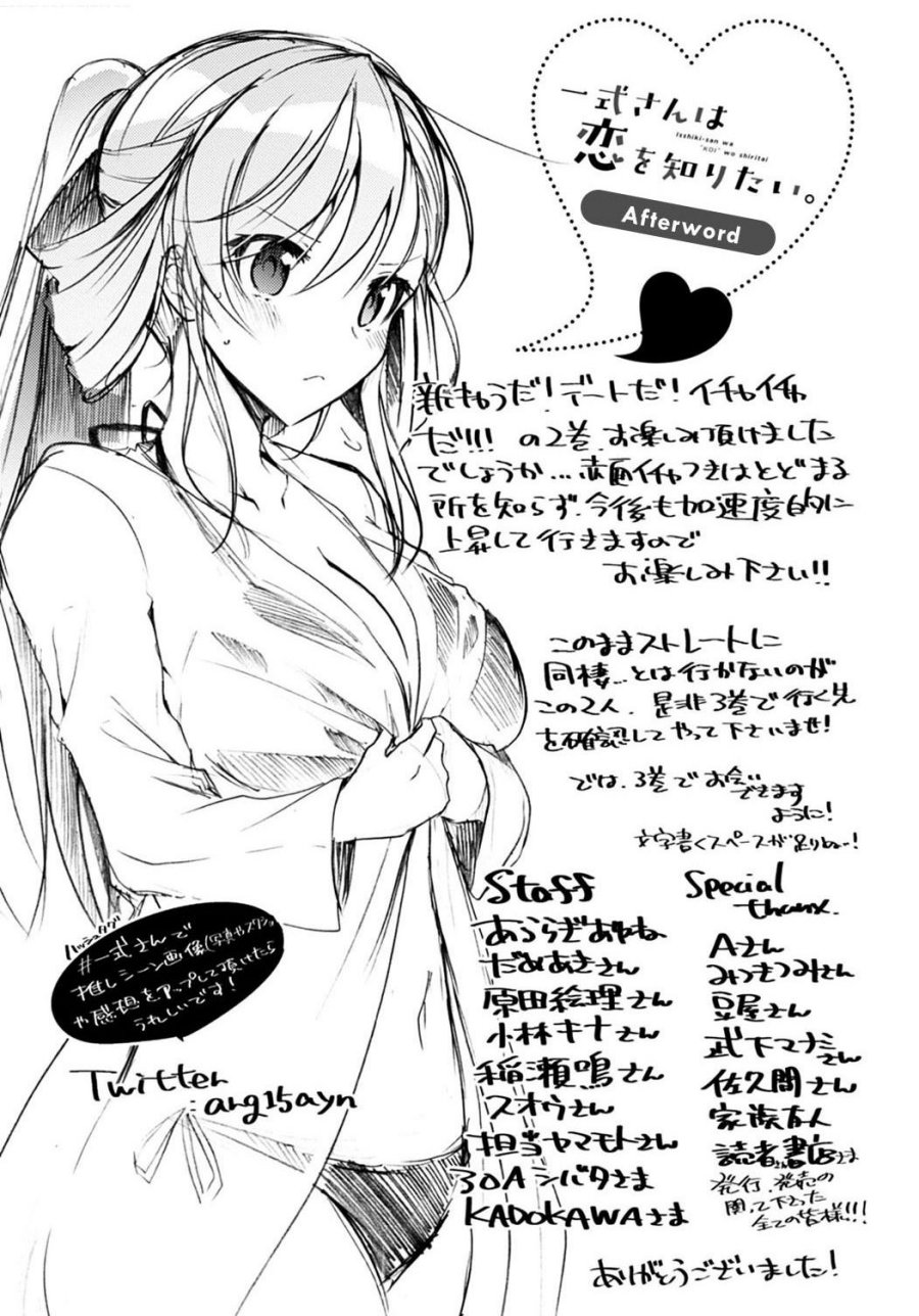 Isshiki-san wa Koi wo Shiritai Chapter 11.5 Gambar 16