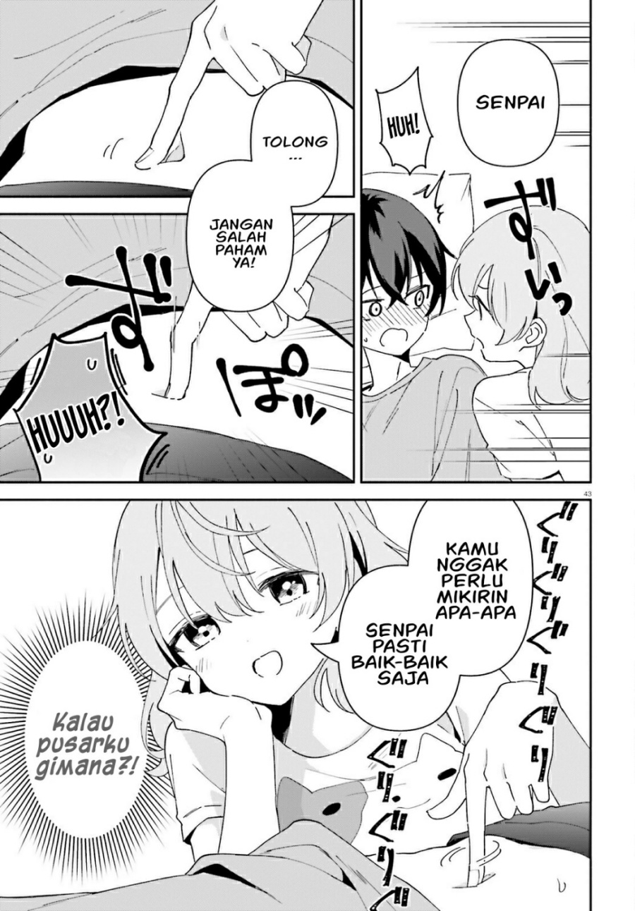 “Issho ni Netaindesu yo Ne, Senpai?” to Amaku Sasayakarete Kon’ya mo Nemurenai Chapter 01 Gambar 42