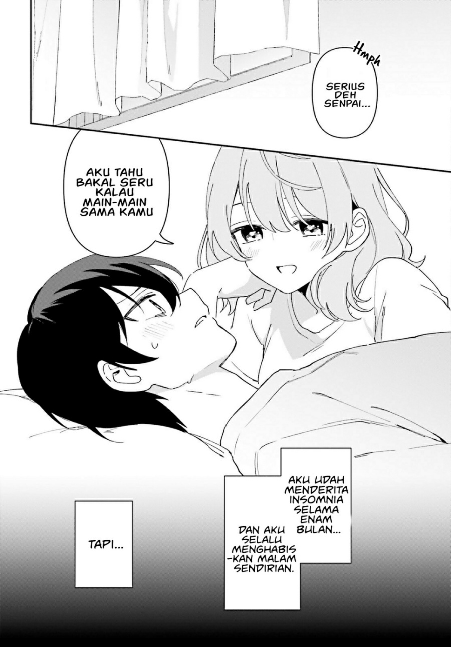 “Issho ni Netaindesu yo Ne, Senpai?” to Amaku Sasayakarete Kon’ya mo Nemurenai Chapter 01 Gambar 43