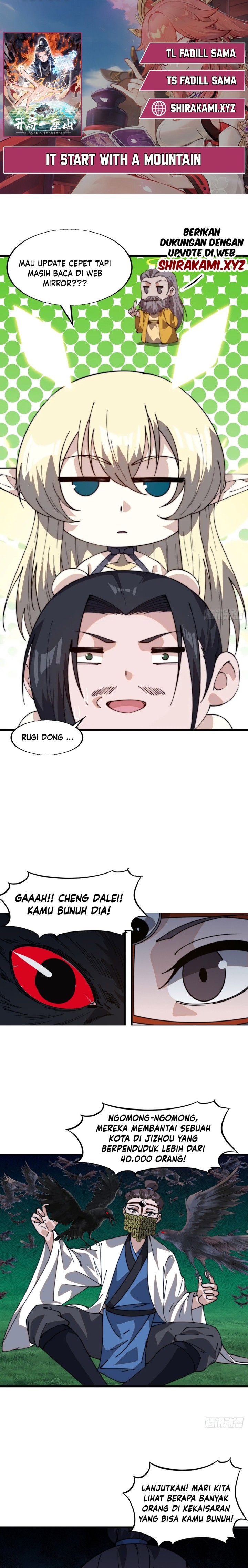 It Starts With A Mountain Chapter 855 Gambar 1
