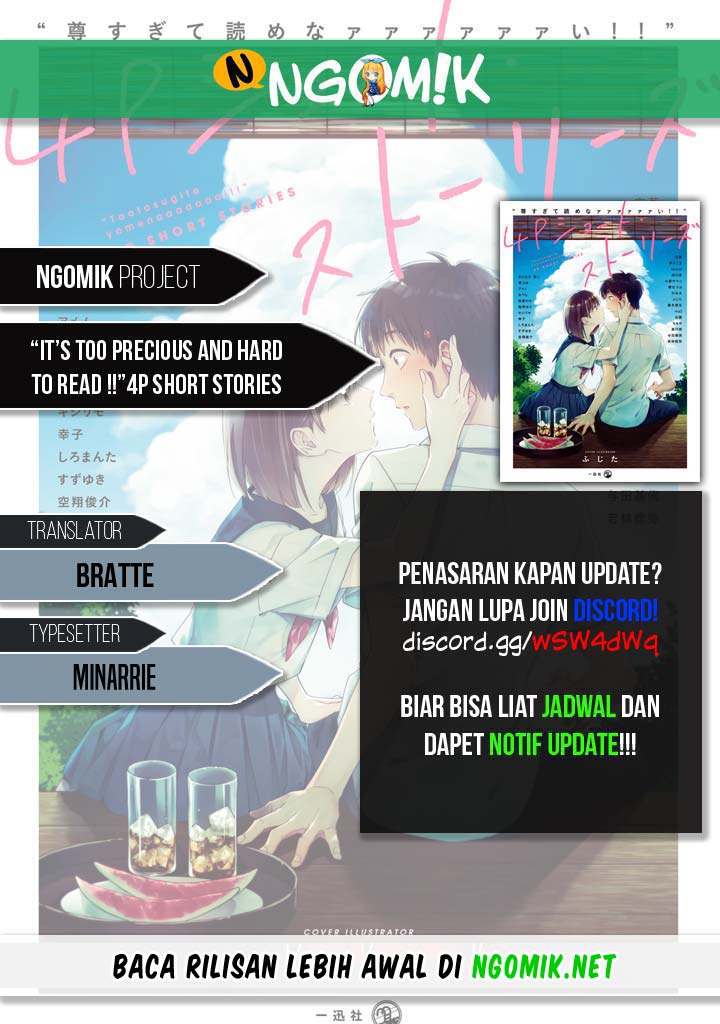 “It’s too precious and hard to read !!” 4P Short Stories Chapter 36 Gambar 1