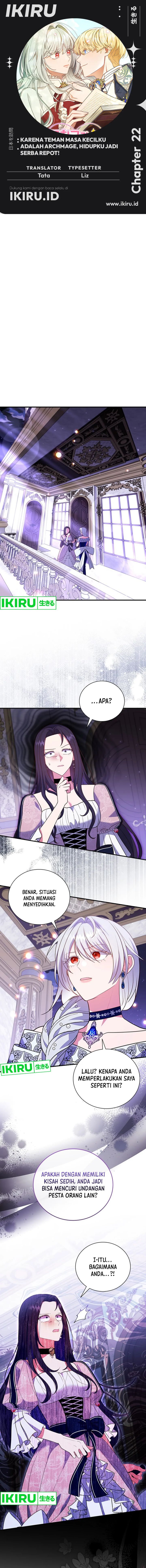 It’s Annoying Because My Childhood Friend Is an Archmage Chapter 22 Gambar 1