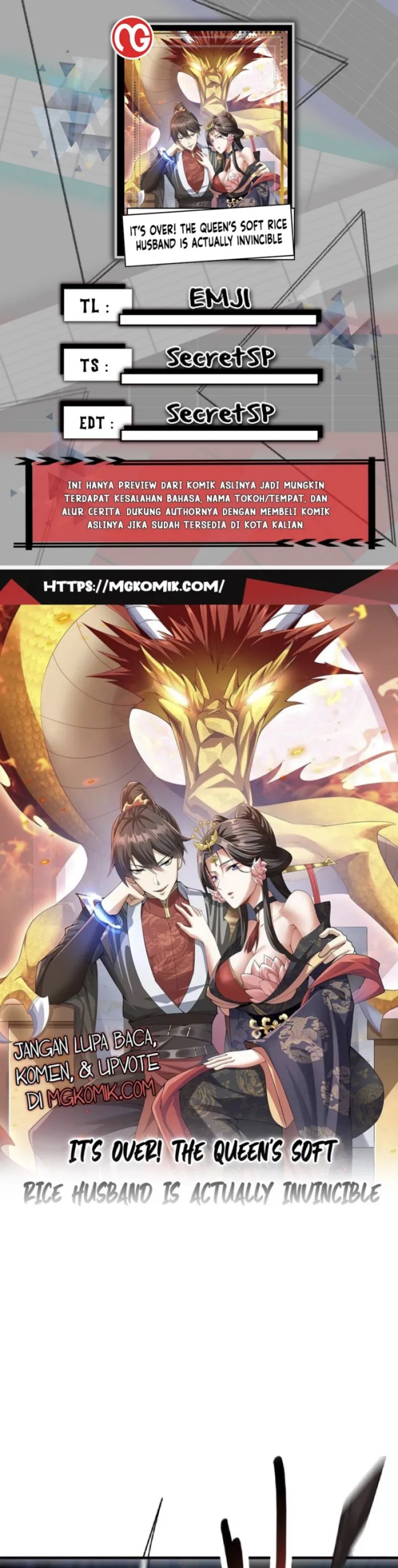 It’s Over! The Queen’s Soft Rice Husband is Actually Invincible Chapter 53 Gambar 1