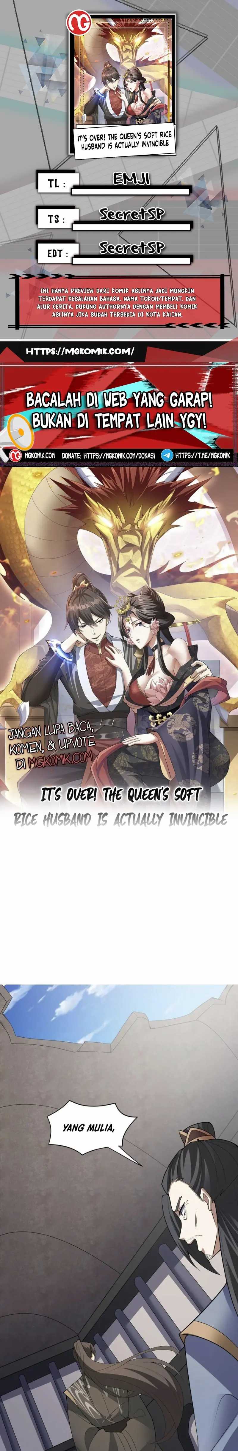 It’s Over! The Queen’s Soft Rice Husband is Actually Invincible Chapter 57 Gambar 1
