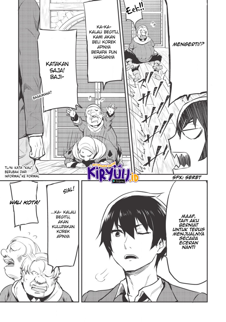 Itsu Demo Jitaku ni Kaereru Ore wa, Isekai de Gyoushoujin o Hajimemashita Chapter 16 Gambar 13