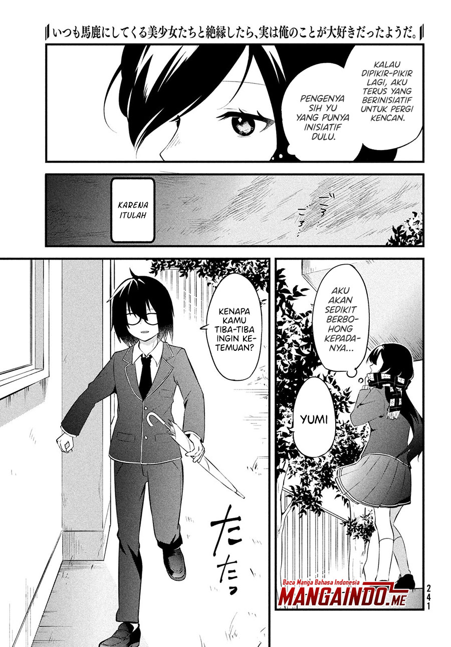 Itsumo Baka ni shitekuru Bishoujo-tachi to Zetsuen shitara, Jitsu wa Ore no Koto ga Daisuki Datta you da Chapter 01.1 Gambar 9