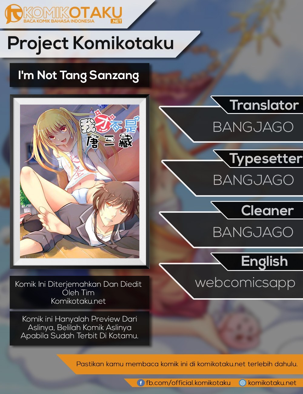 I’m Not Tang Sanzang Chapter 02 Gambar 1