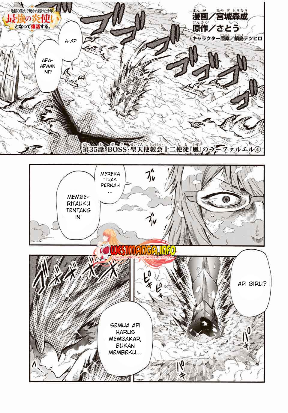 Jigoku no Gouka de Yaka re Tsuzuketa Shounen. Saikyou no Honou Tsukai to Natte Fukkatsu Suru. Chapter 35 Gambar 3