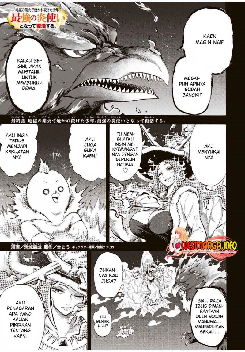 Jigoku no Gouka de Yaka re Tsuzuketa Shounen. Saikyou no Honou Tsukai to Natte Fukkatsu Suru. Chapter 105 Gambar 3