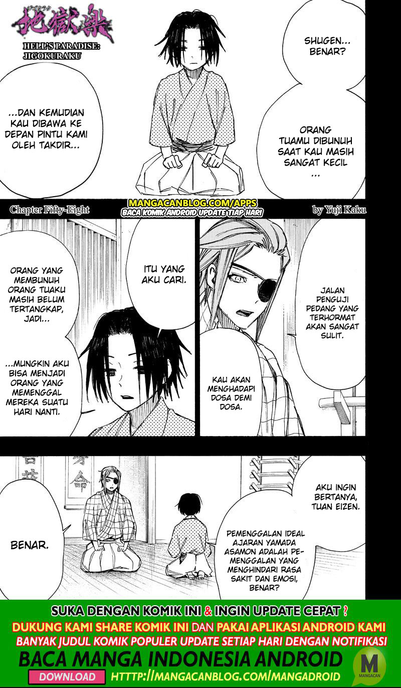 Jigokuraku Chapter 58 Gambar 1