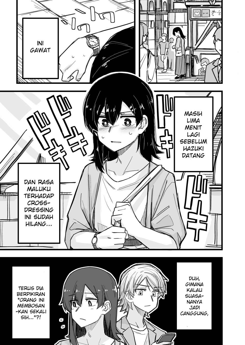 Josou Shite Machi ni Detara Ikemen ni Nanpa Sareta Chapter 07 Gambar 1