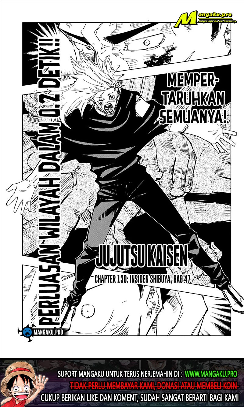 Jujutsu Kaisen Chapter 130 Gambar 2
