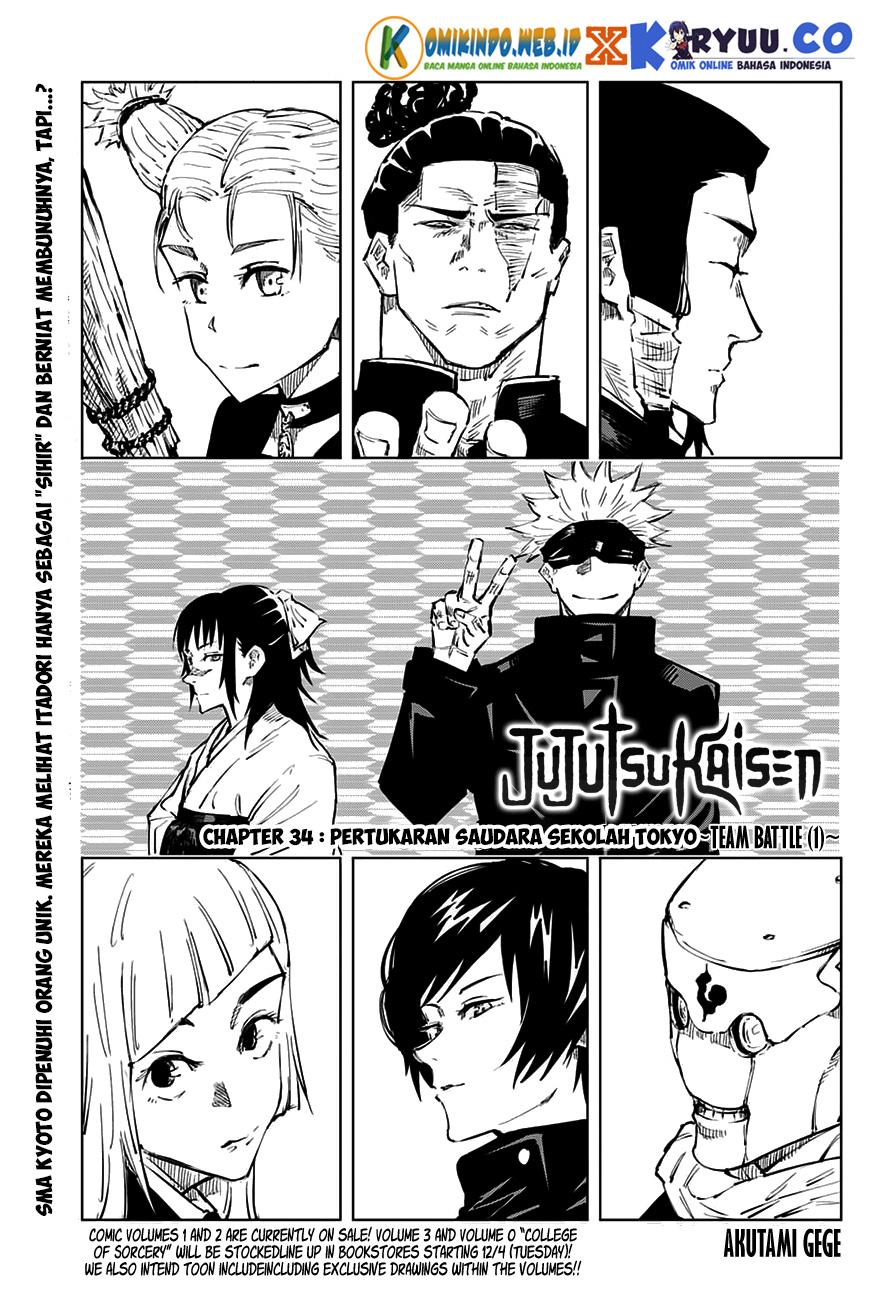 Jujutsu Kaisen Chapter 34 Gambar 2