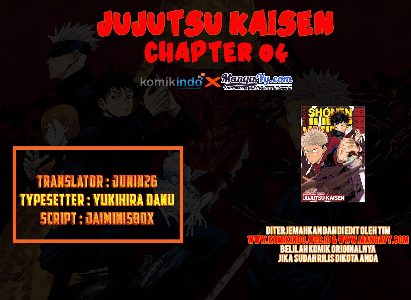 Jujutsu Kaisen Chapter 04 Gambar 2