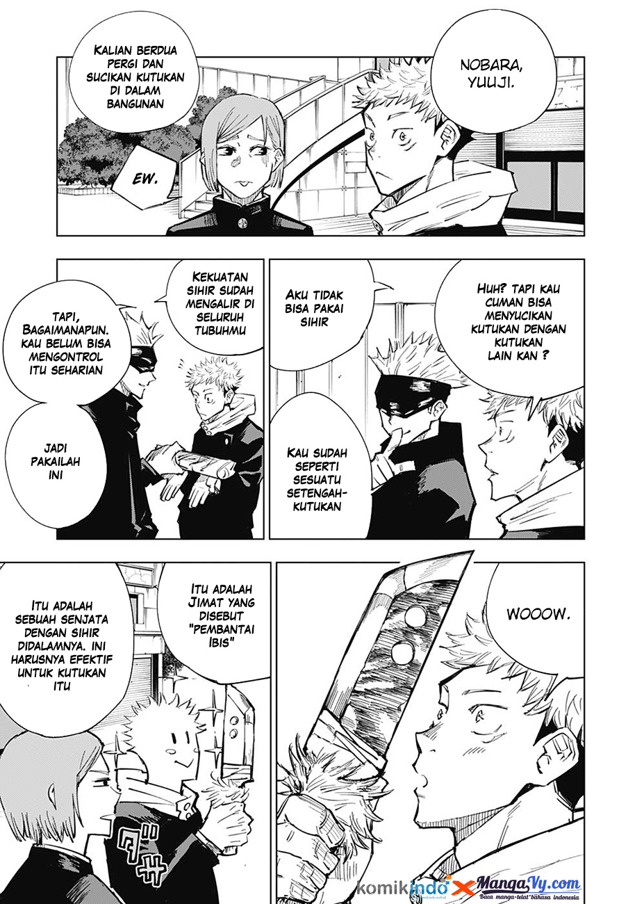 Jujutsu Kaisen Chapter 04 Gambar 11