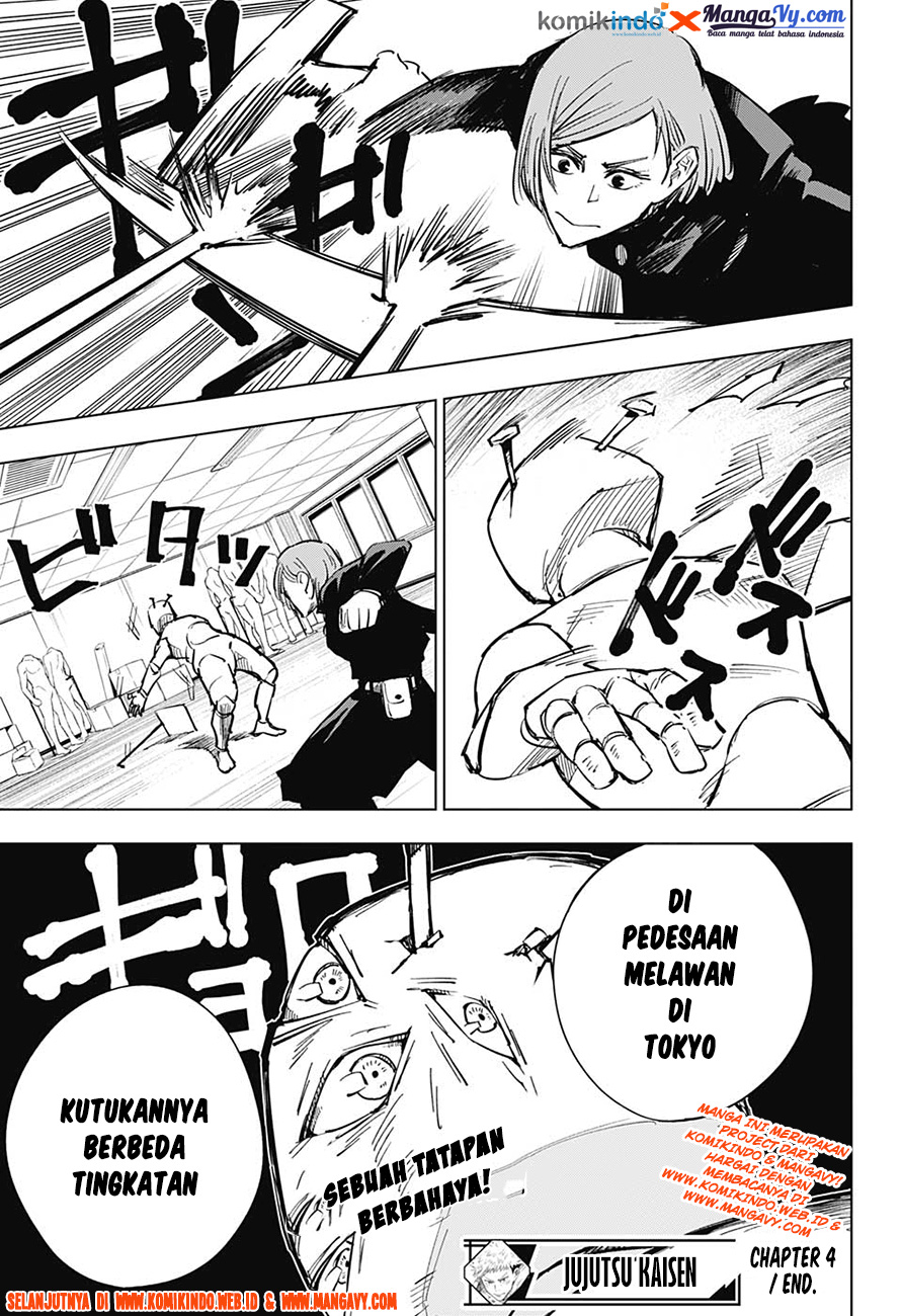 Jujutsu Kaisen Chapter 04 Gambar 21