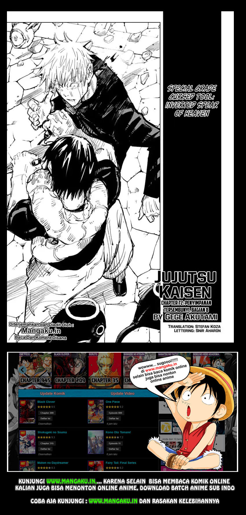 Jujutsu Kaisen Chapter 72 Gambar 2