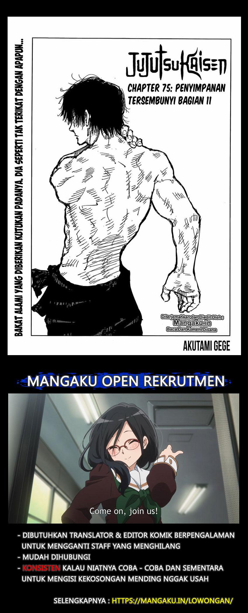 Jujutsu Kaisen Chapter 75 Gambar 2