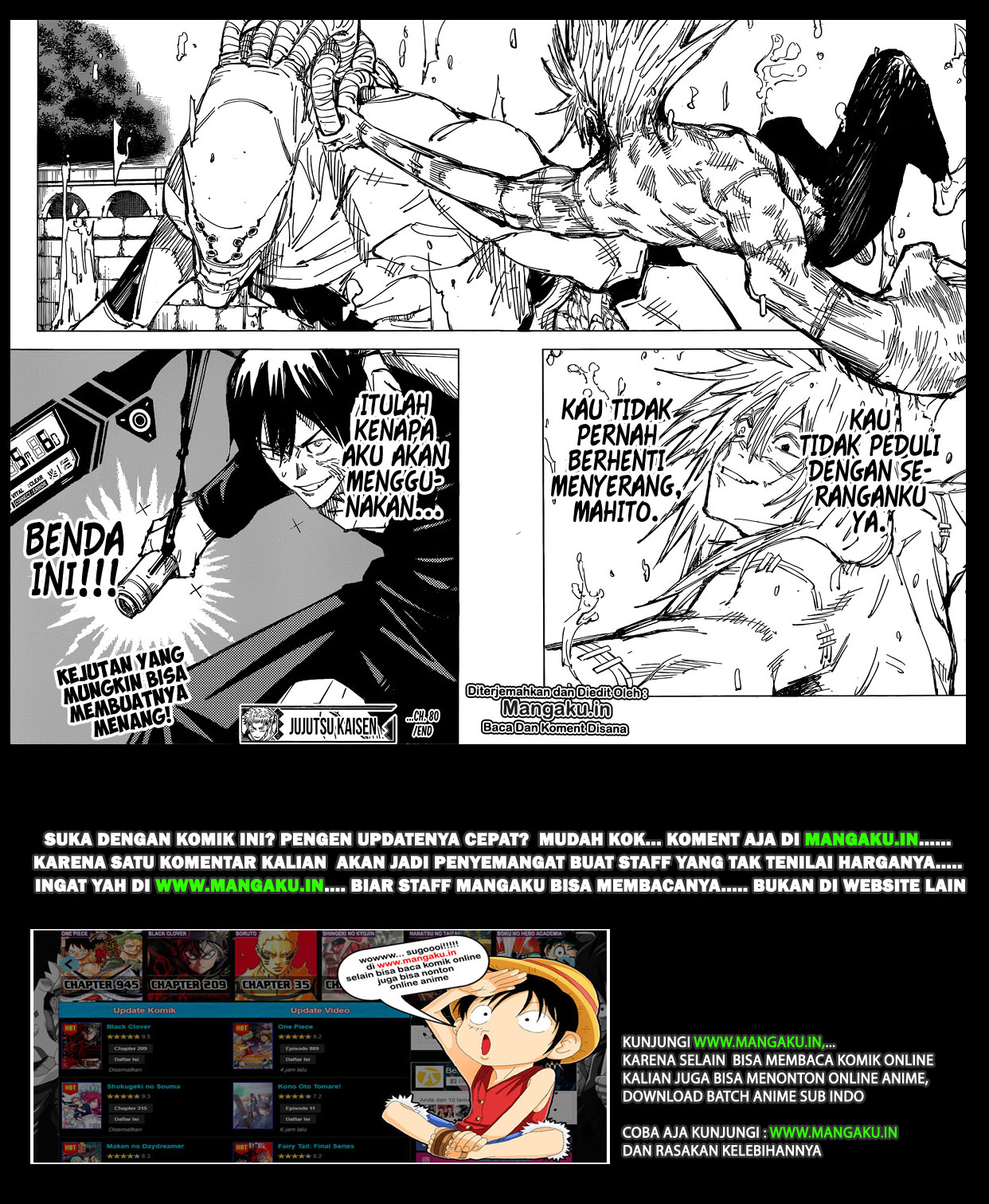 Jujutsu Kaisen Chapter 80 Gambar 18