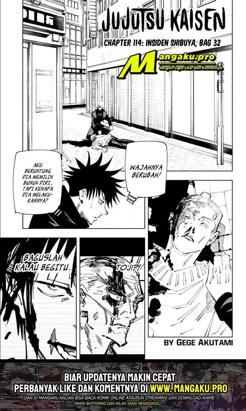 Jujutsu Kaisen Chapter 114 Gambar 2