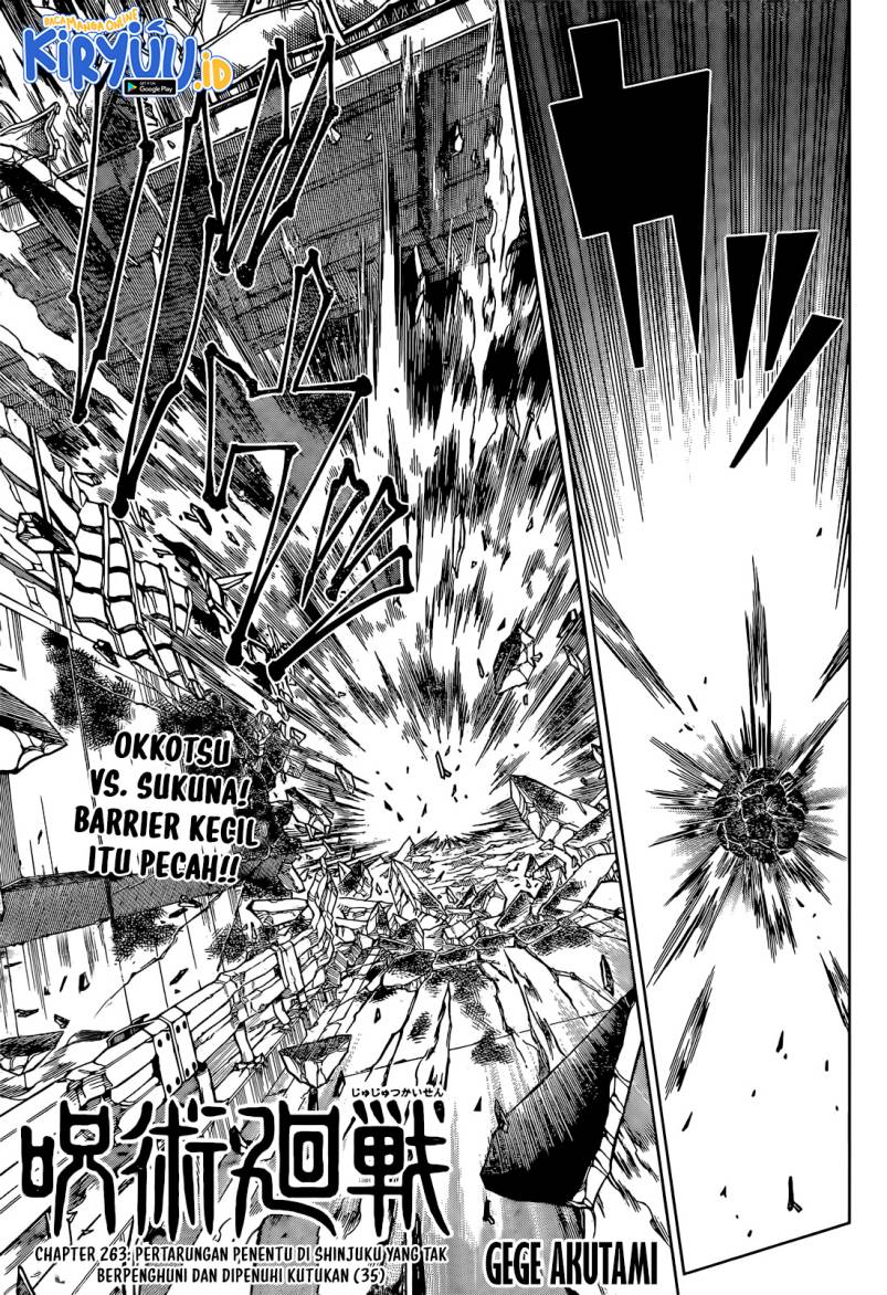 Jujutsu Kaisen Chapter 263 Gambar 2