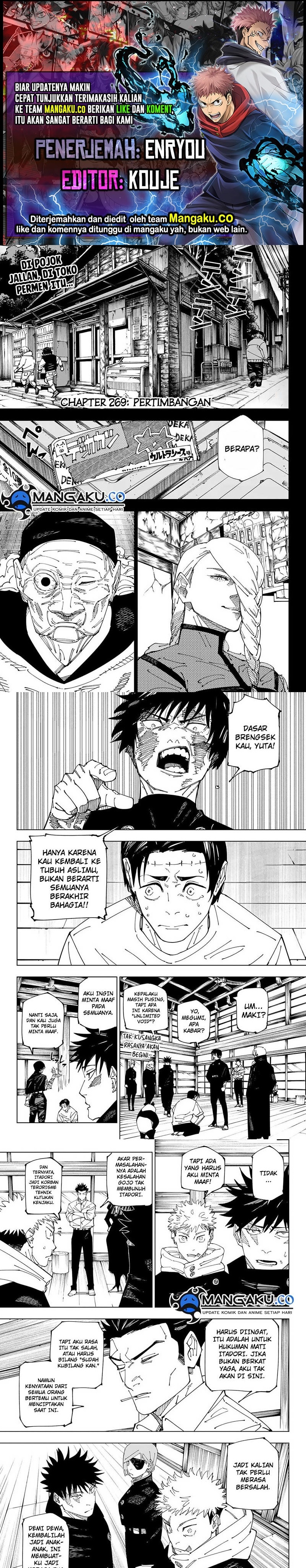 Jujutsu Kaisen Chapter 269 Gambar 1