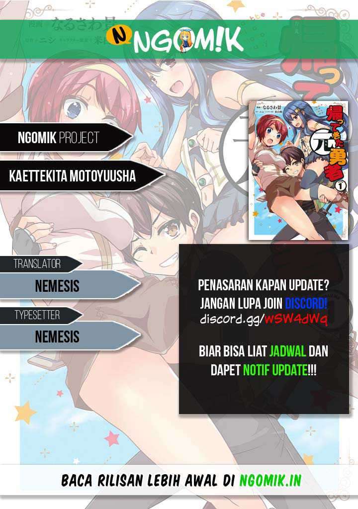 Kaettekita Motoyuusha Chapter 02.4 Gambar 1