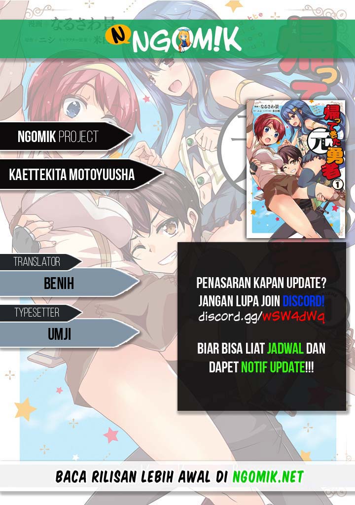 Kaettekita Motoyuusha Chapter 06.2 Gambar 1