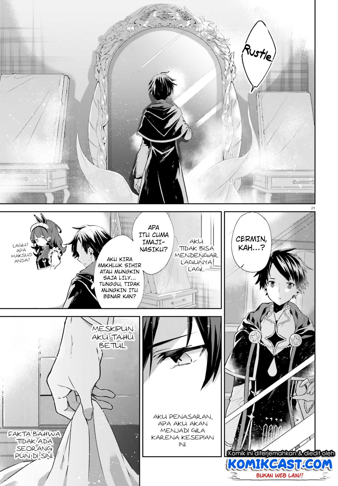 Kagami no Mukou no Saihate Toshokan: Kou no Yuusha to Itsuwari no Maou Chapter 01 Gambar 21