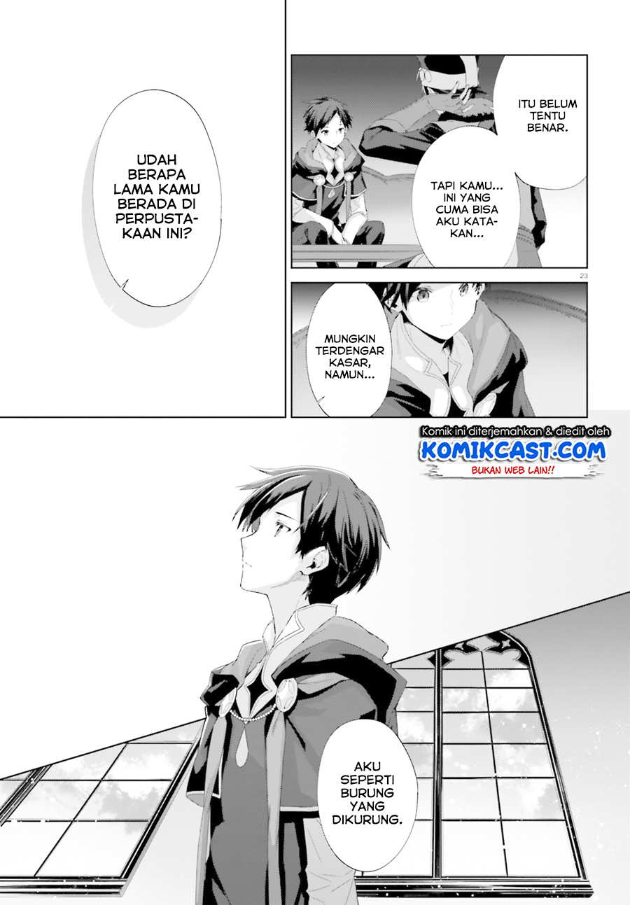 Kagami no Mukou no Saihate Toshokan: Kou no Yuusha to Itsuwari no Maou Chapter 05 Gambar 24