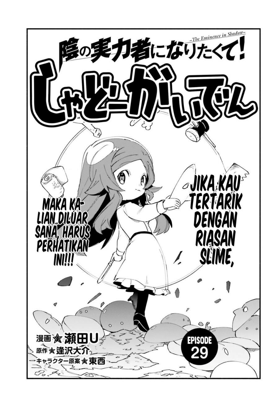 Kage no Jitsuryokusha ni Naritakute! Shadow Gaiden Chapter 29 Gambar 1