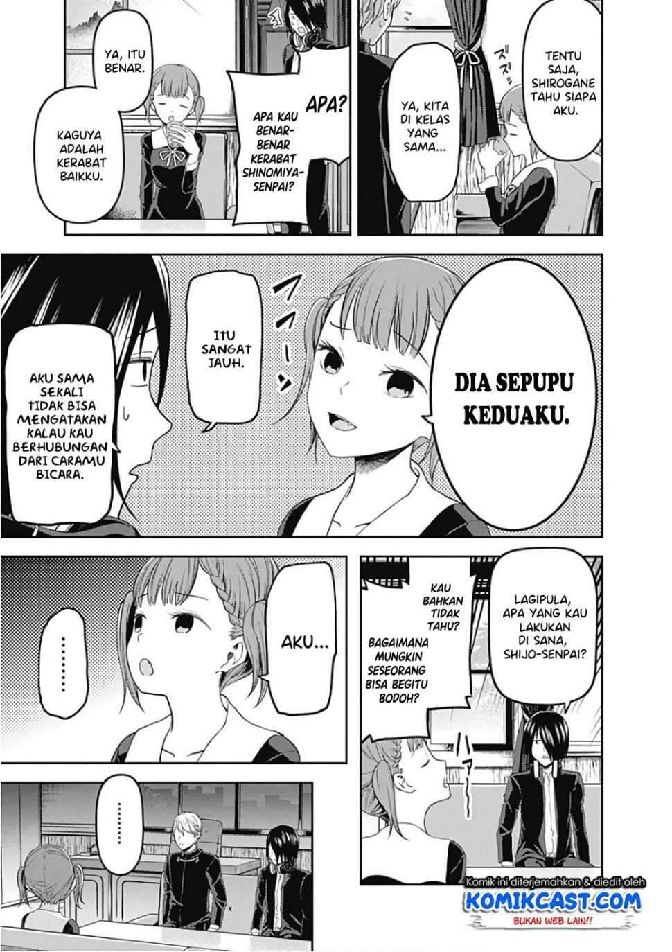 Kaguya-sama wa Kokurasetai: Tensai-tachi no Renai Zunousen Chapter 98 Gambar 6