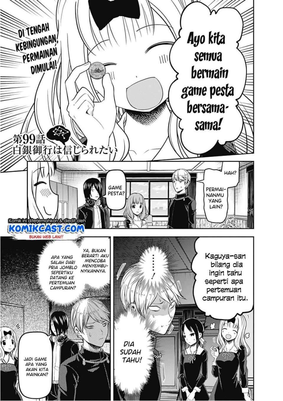 Kaguya-sama wa Kokurasetai: Tensai-tachi no Renai Zunousen Chapter 99 Gambar 4