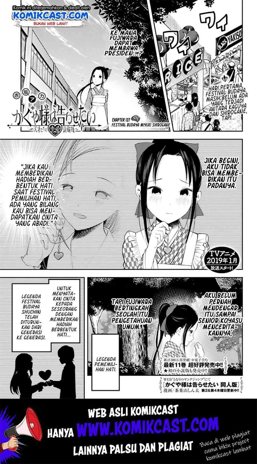 Kaguya-sama wa Kokurasetai: Tensai-tachi no Renai Zunousen Chapter 127 Gambar 2