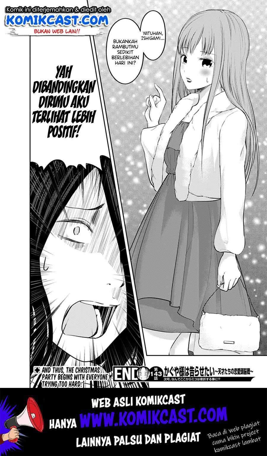Kaguya-sama wa Kokurasetai: Tensai-tachi no Renai Zunousen Chapter 153 Gambar 19