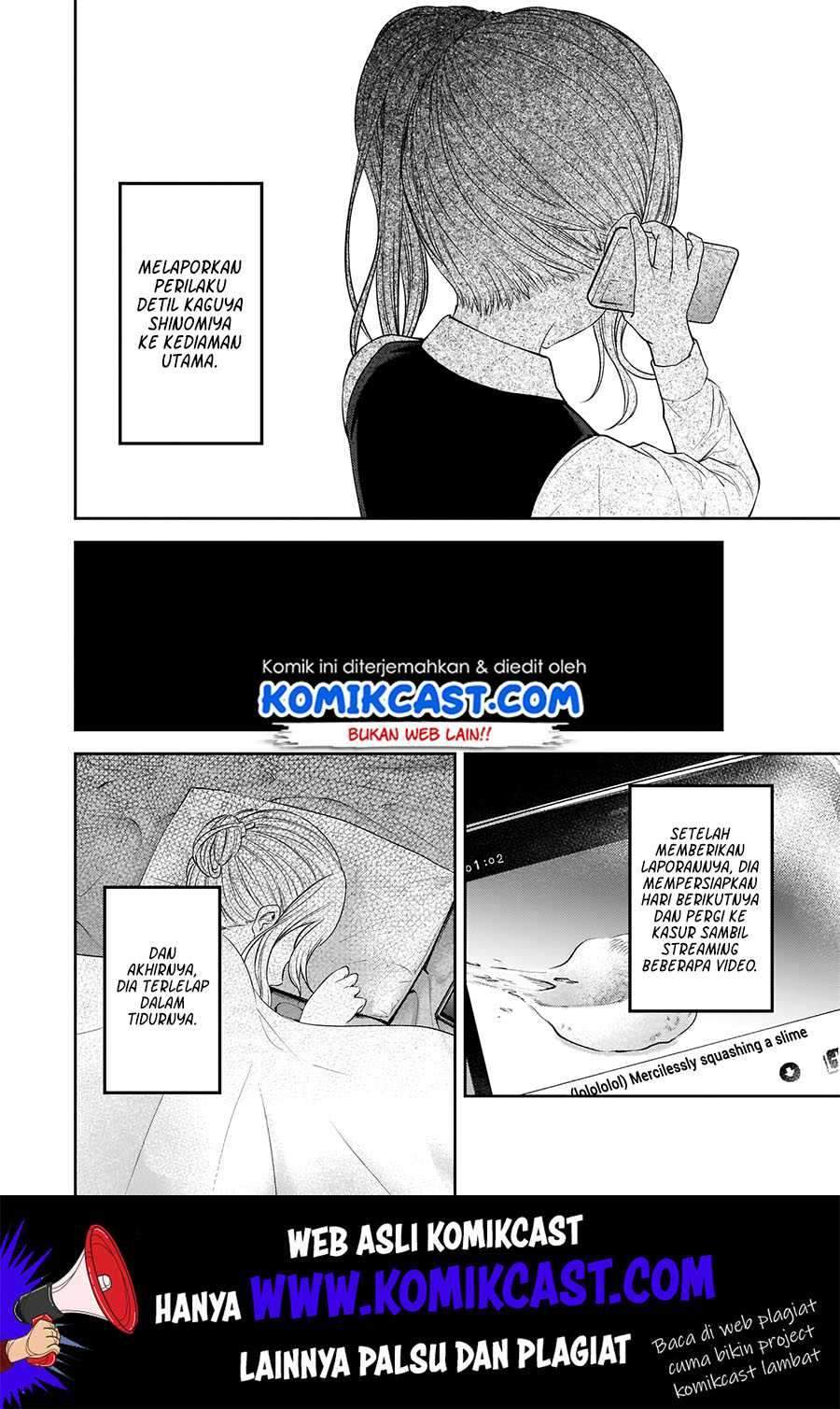 Kaguya-sama wa Kokurasetai: Tensai-tachi no Renai Zunousen Chapter 179 Gambar 13