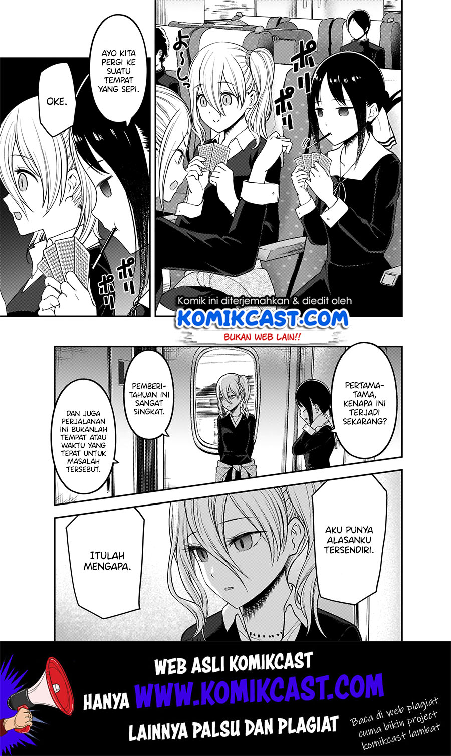 Kaguya-sama wa Kokurasetai: Tensai-tachi no Renai Zunousen Chapter 180 Gambar 8