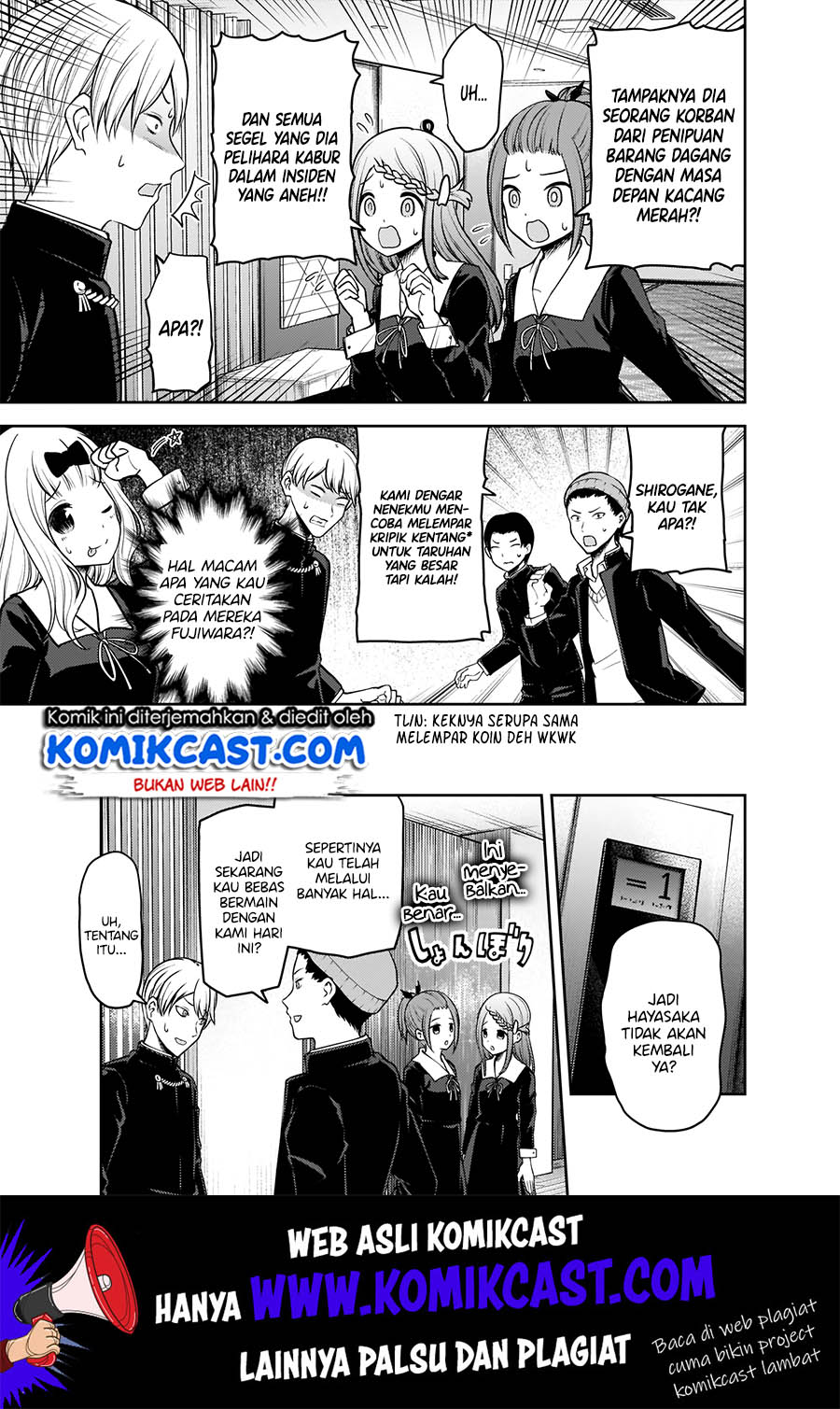 Kaguya-sama wa Kokurasetai: Tensai-tachi no Renai Zunousen Chapter 187 Gambar 4