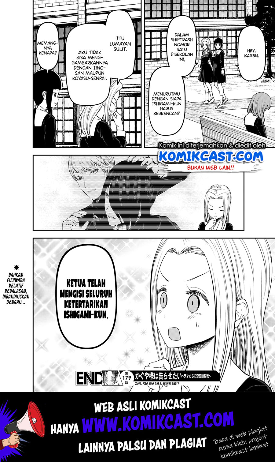 Kaguya-sama wa Kokurasetai: Tensai-tachi no Renai Zunousen Chapter 189 Gambar 19