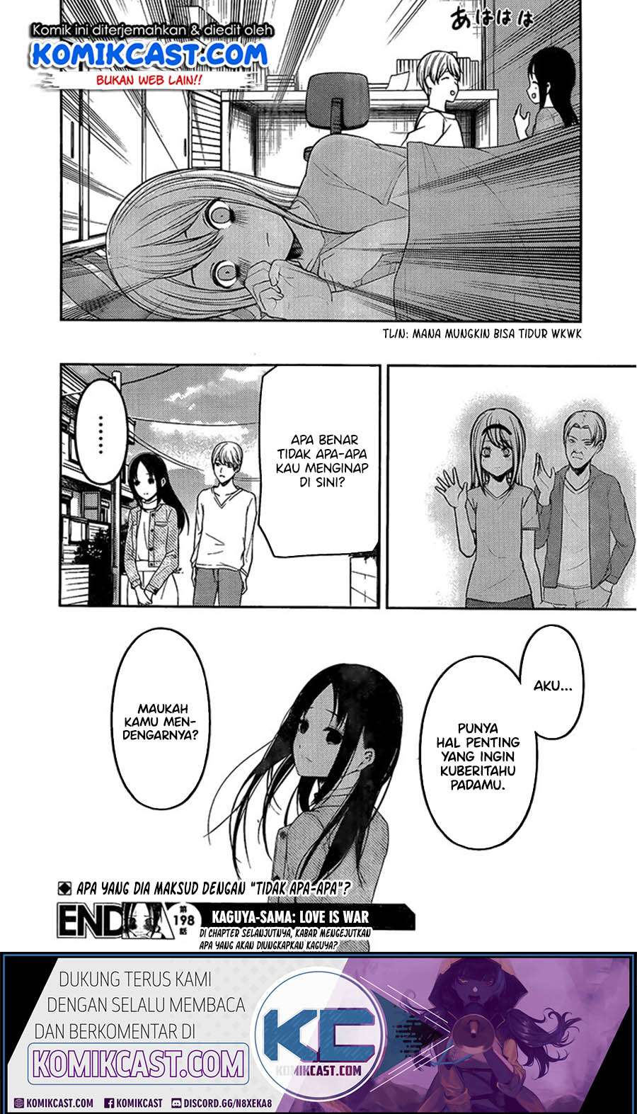 Kaguya-sama wa Kokurasetai: Tensai-tachi no Renai Zunousen Chapter 208LQ Gambar 20