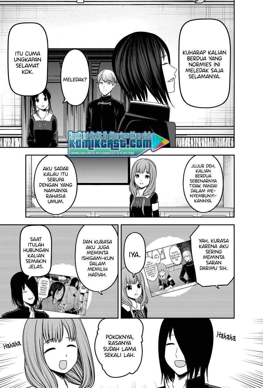 Kaguya-sama wa Kokurasetai: Tensai-tachi no Renai Zunousen Chapter 223 Gambar 6