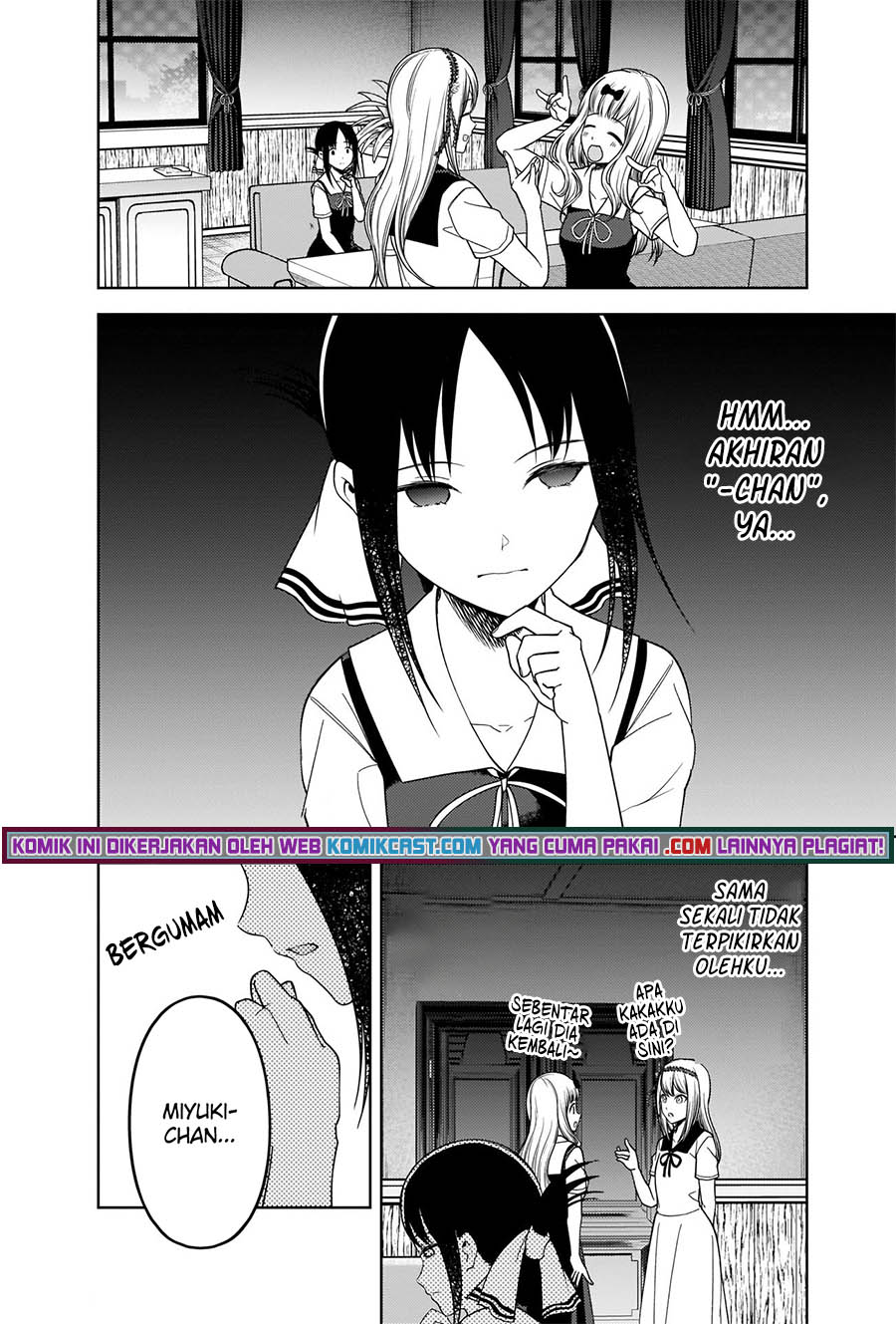 Kaguya-sama wa Kokurasetai: Tensai-tachi no Renai Zunousen Chapter 264 Gambar 9