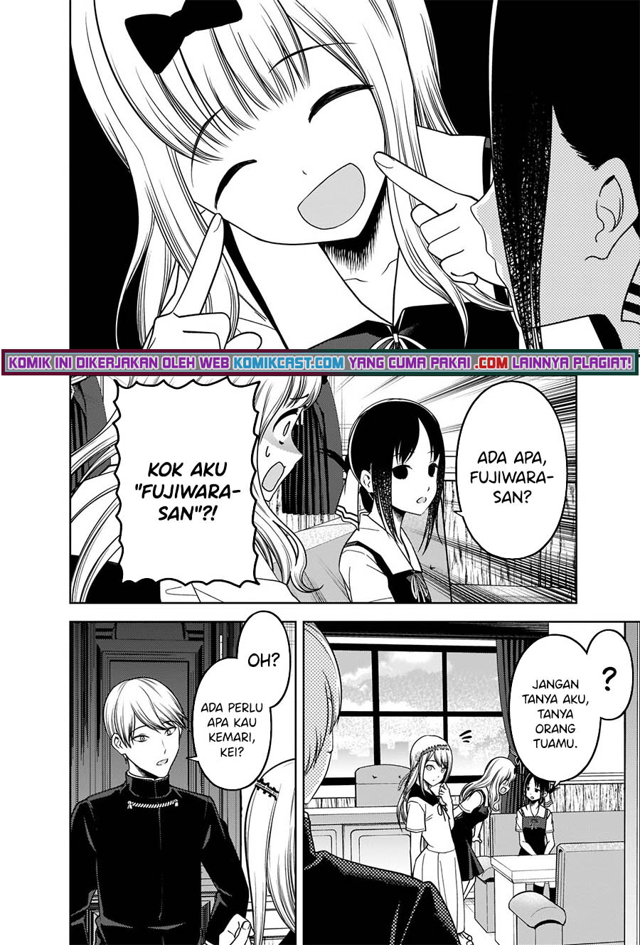 Kaguya-sama wa Kokurasetai: Tensai-tachi no Renai Zunousen Chapter 264 Gambar 13