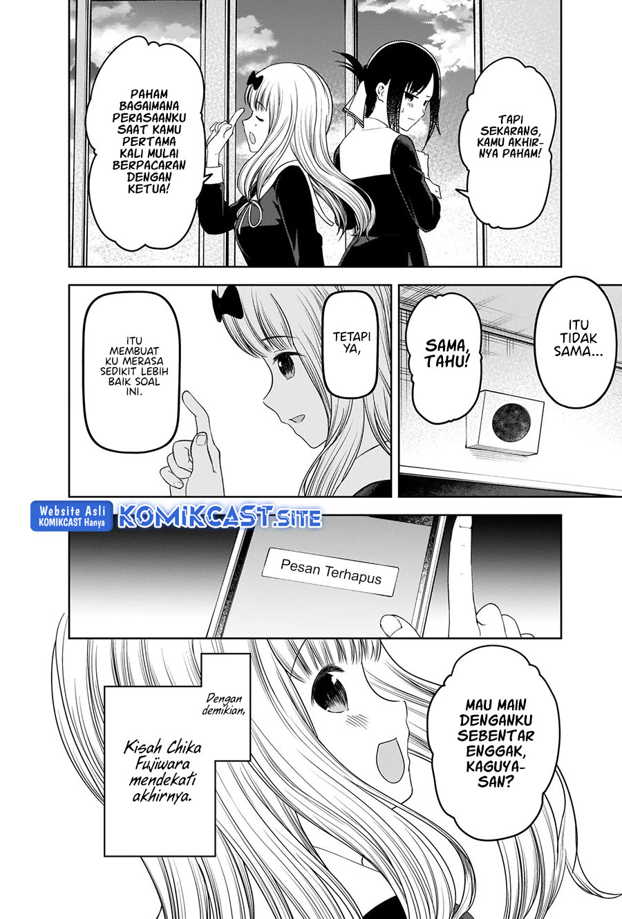 Kaguya-sama wa Kokurasetai: Tensai-tachi no Renai Zunousen Chapter 279 Gambar 17