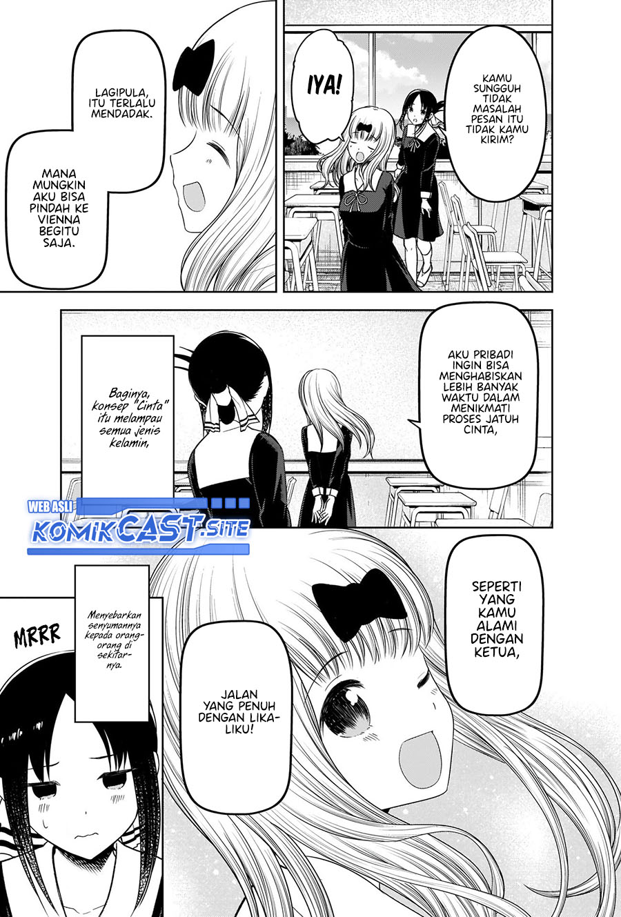 Kaguya-sama wa Kokurasetai: Tensai-tachi no Renai Zunousen Chapter 279 Gambar 18