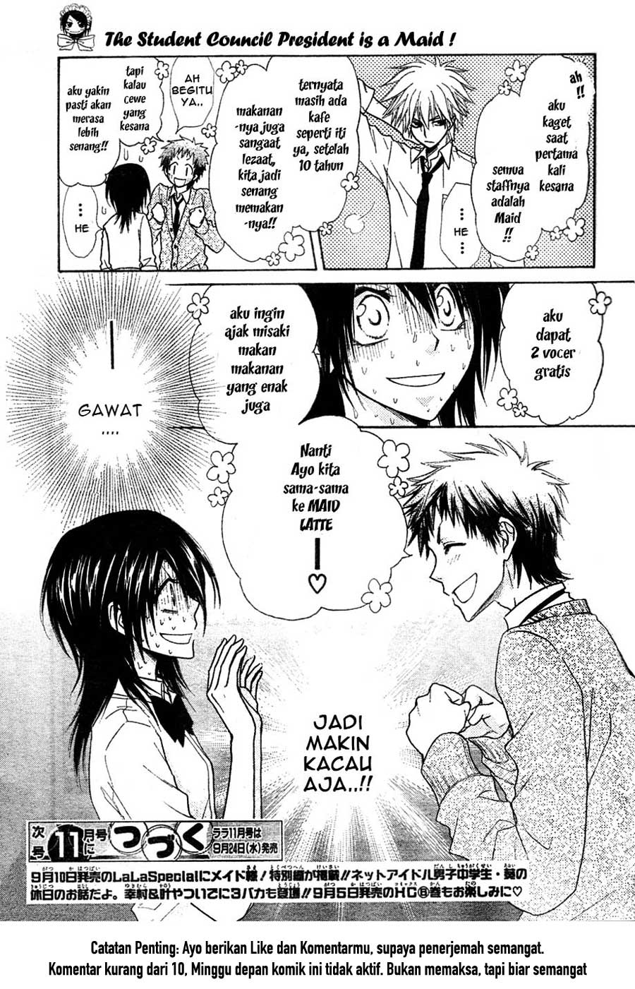 Kaichou Wa Maid Sama Chapter 29 Gambar 34